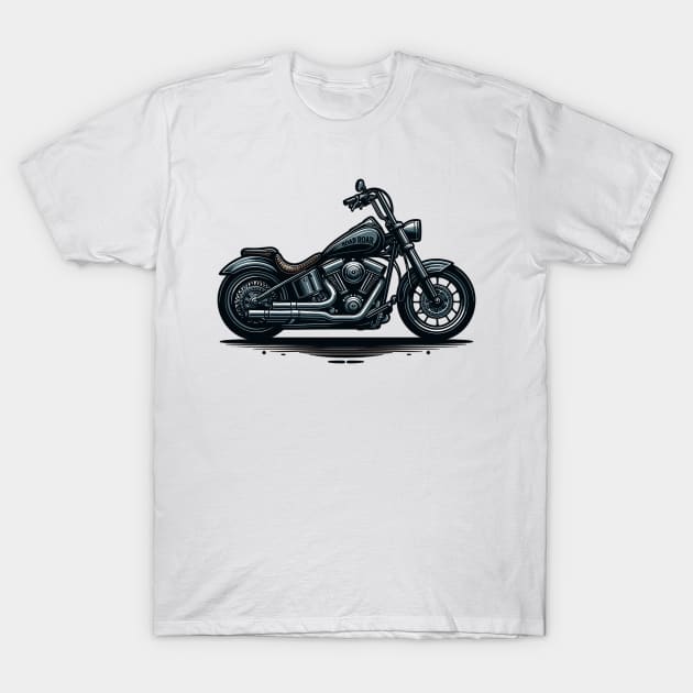 Moto T-Shirt by Vehicles-Art